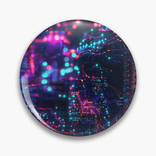 Item preview, Light Synapses Abstract Neural Network designed and sold by MidArtForge.