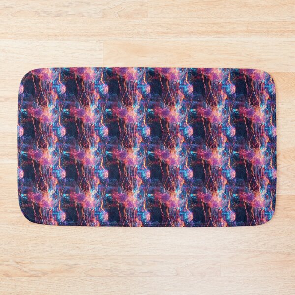 Item preview, Light Synapses Abstract Neural Network designed and sold by MidArtForge.