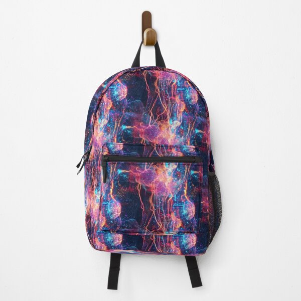 Item preview, Light Synapses Abstract Neural Network designed and sold by MidArtForge.