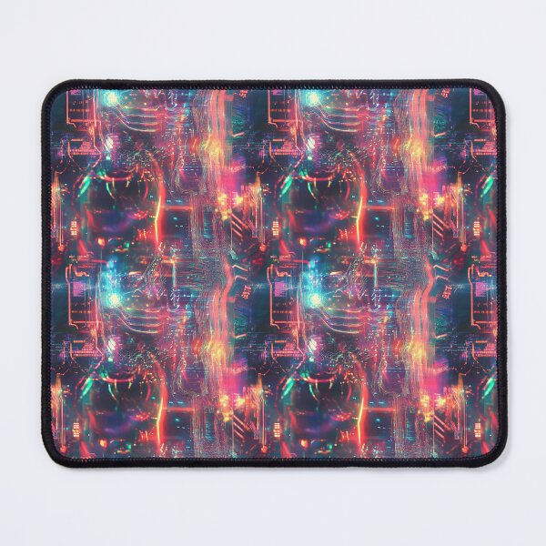 Item preview, Light Synapses Abstract Neural Network designed and sold by MidArtForge.