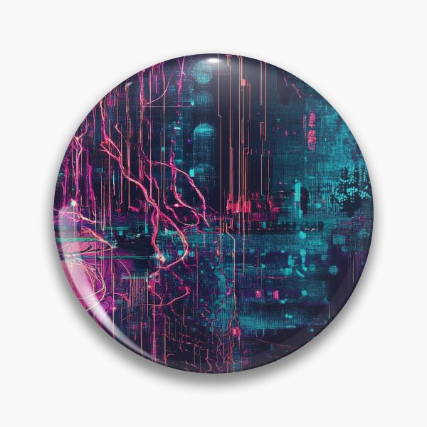 Item preview, Light Synapses Abstract Neural Network designed and sold by MidArtForge.