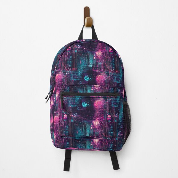 Item preview, Light Synapses Abstract Neural Network designed and sold by MidArtForge.