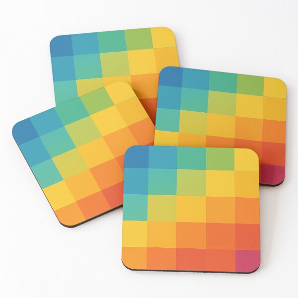 Item preview, Rainbow Square Pattern designed and sold by Owcomm.