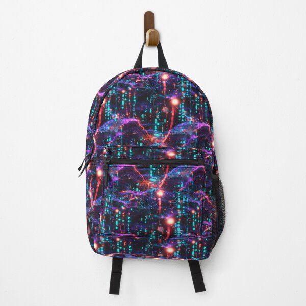 Item preview, Light Synapses Abstract Neural Network designed and sold by MidArtForge.