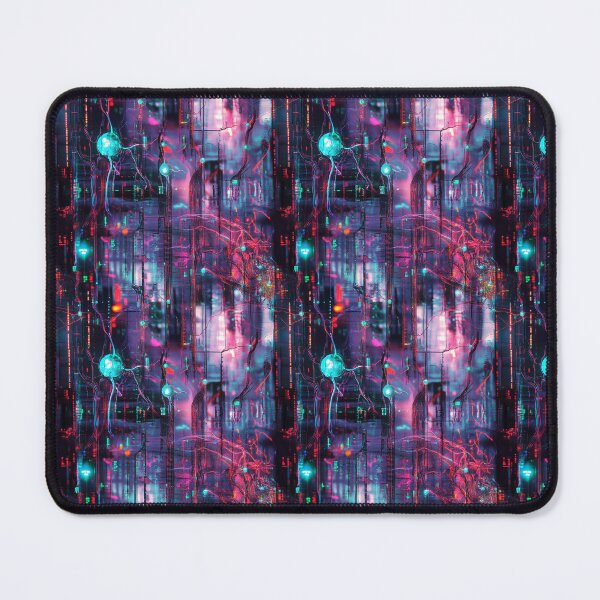 Item preview, Light Synapses Abstract Neural Network designed and sold by MidArtForge.