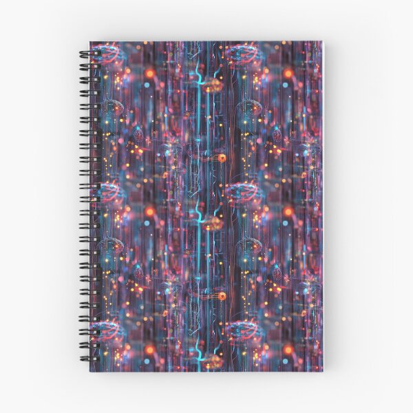 Item preview, Light Synapses Abstract Neural Network designed and sold by MidArtForge.