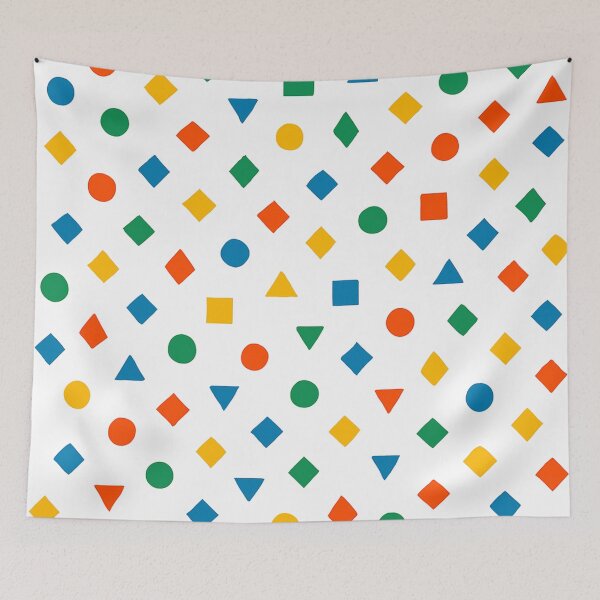 Item preview, Playful Geometric Shapes LGBT Pride Colors designed and sold by Owcomm.