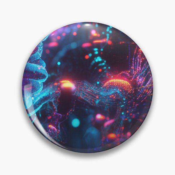 Item preview, Light Synapses Abstract Neural Network designed and sold by MidArtForge.