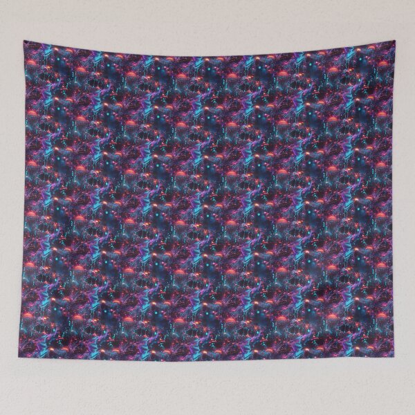 Item preview, Light Synapses Abstract Neural Network designed and sold by MidArtForge.