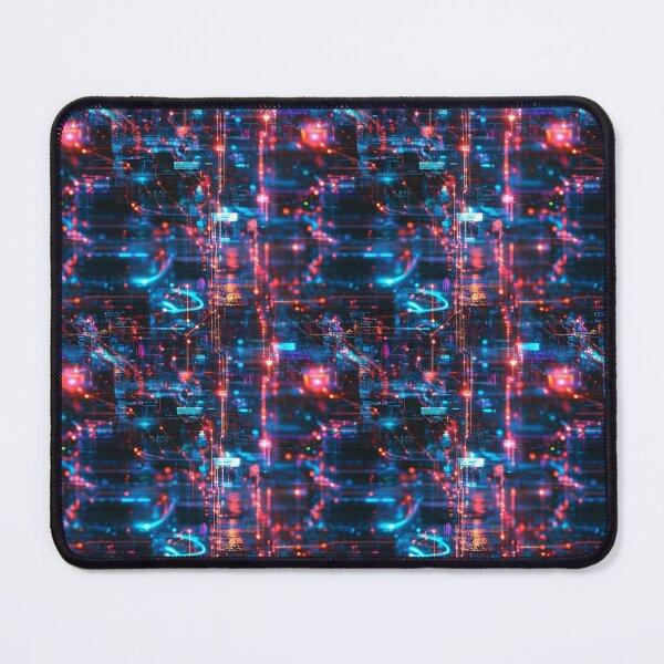 Item preview, Light Synapses Abstract Neural Network designed and sold by MidArtForge.