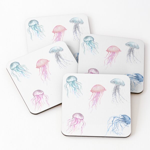 Item preview, Jellyfish watercolor Multipack designed and sold by sno0dle.