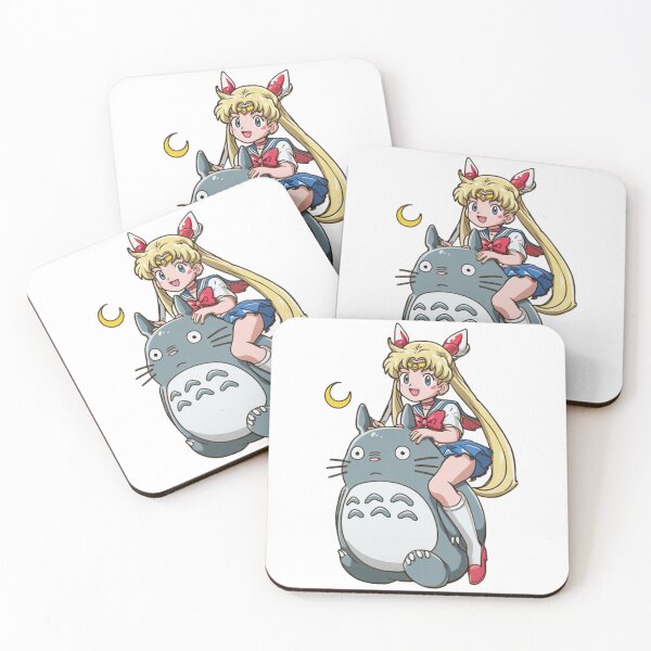Item preview, Magical Crossover: Sailor Moon and Totoro designed and sold by pastel.moonwave.