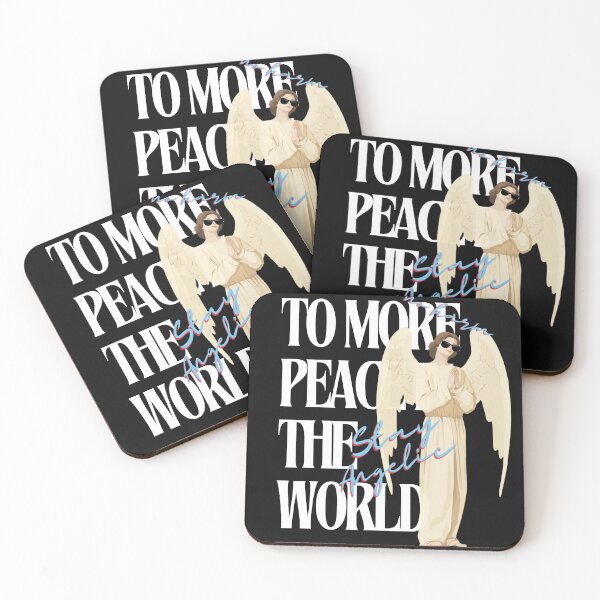Item preview, Stay Angelic – Peace in Style : peaceful angel says a quote "do no harm ,stay angelic to more peace in the world" designed and sold by deeplistic.