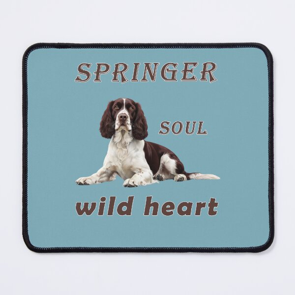 Item preview, Springer Soul, Wild Heart – Brown & White Springer Spaniel Design designed and sold by Pawtraitvibes.