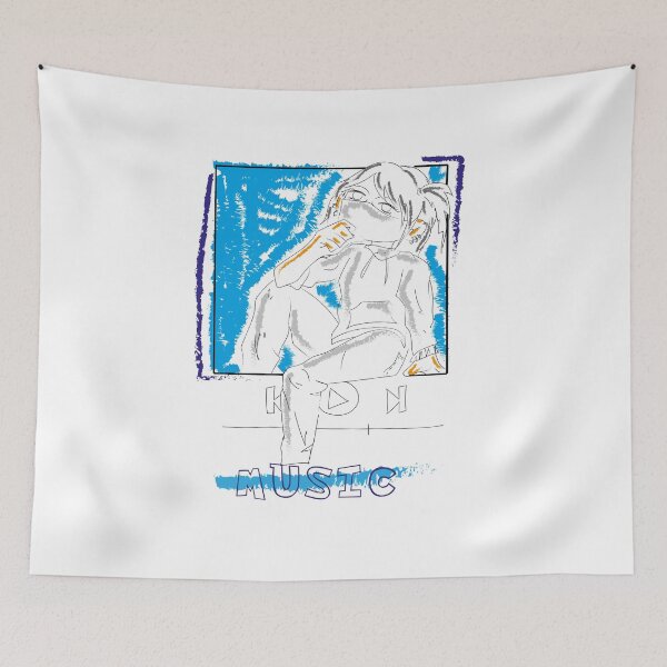 Item preview, Girl with Music designed and sold by Duh-Artes.