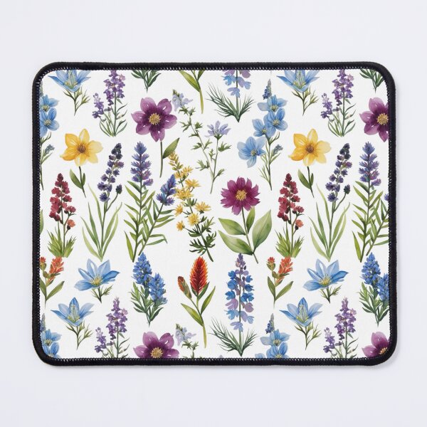 Item preview, Mountain Wildflowers Watercolor – Hand-Painted Floral Nature Art designed and sold by NoviaRobert.