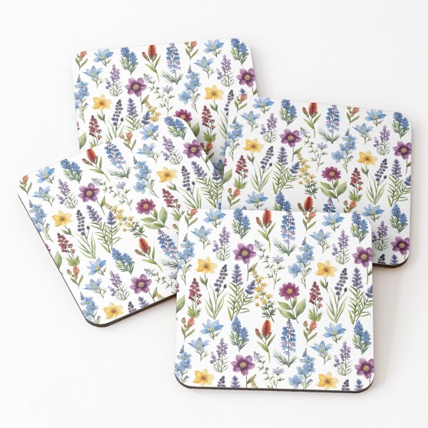Item preview, Mountain Wildflowers Watercolor – Hand-Painted Floral Nature Art designed and sold by NoviaRobert.