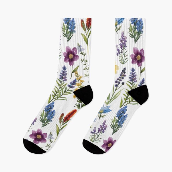 Item preview, Mountain Wildflowers Watercolor – Hand-Painted Floral Nature Art designed and sold by NoviaRobert.
