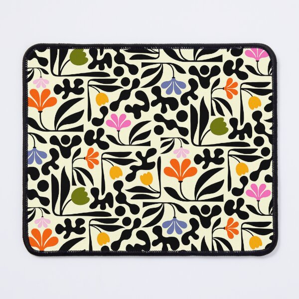 Item preview, Modern floral pattern with amorphous shapes designed and sold by Sibylle Bauer-Schmidt.