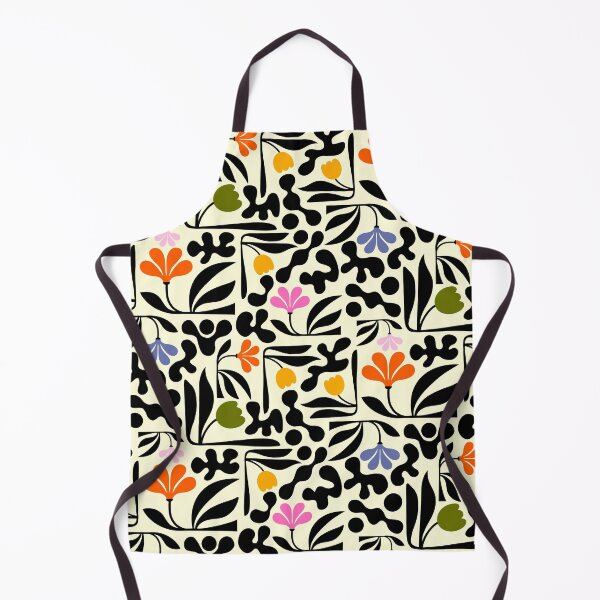 Item preview, Modern floral pattern with amorphous shapes designed and sold by Sibylle Bauer-Schmidt.