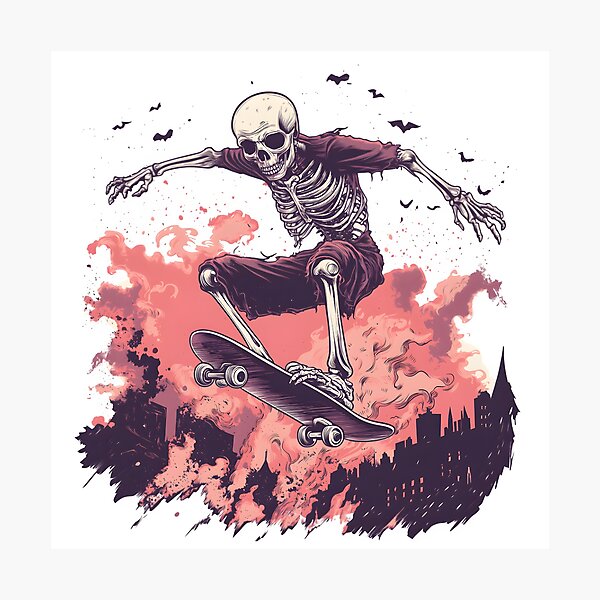 Artikel-Vorschau von Skeleton-Skating, designt und verkauft von VisuAIze.