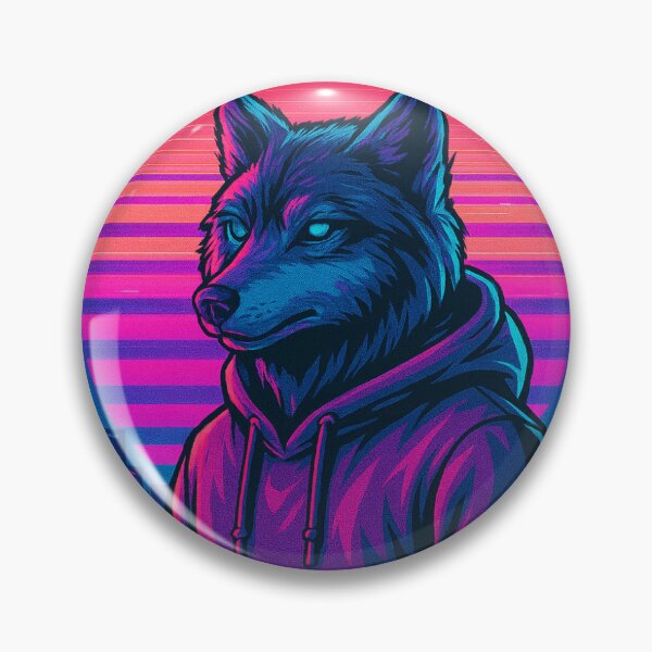 Item preview, “Synth City Wolf | 207 Hoodie Legend” designed and sold by 207Emporium.