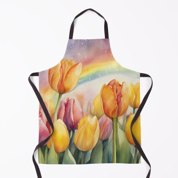 Item preview, Rainbow over Tulips designed and sold by CalmnessbyChoice.