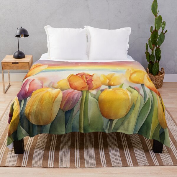 Item preview, Rainbow over Tulips designed and sold by CalmnessbyChoice.