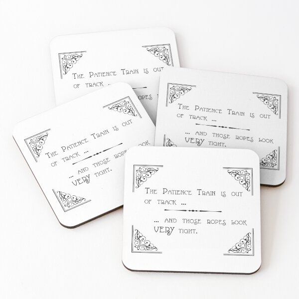 Item preview, The Patience Train is out of track (black text) designed and sold by empty set.