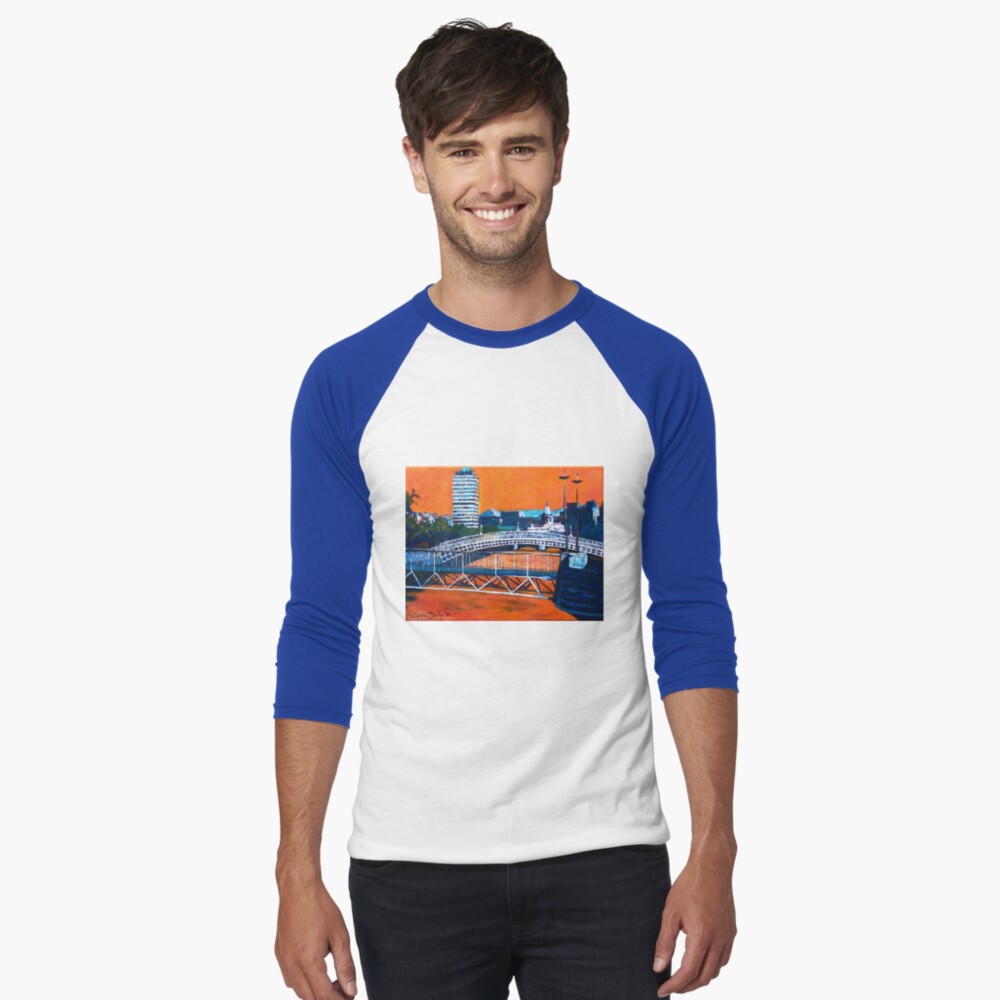 Item preview, Baseball ¾ Sleeve T-Shirt designed and sold by eolai.