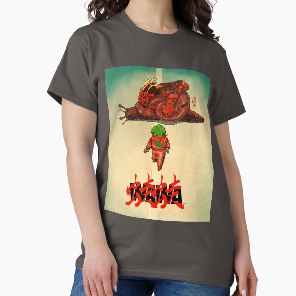 Item preview, Frog Akira Kaneda and Snail Bike Cyberpunk Illustration designed and sold by DingHuArt.
