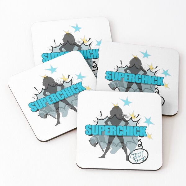 Item preview, SuperChick - Axe Knife Hatchet Throwing T-Shirt Gifts designed and sold by Bad Girlz Axe.