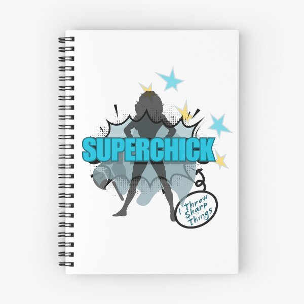Item preview, SuperChick - Axe Knife Hatchet Throwing T-Shirt Gifts designed and sold by Bad Girlz Axe.