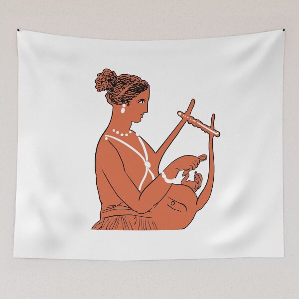Item preview, Muse playing the lyre designed and sold by Mati's Myths.