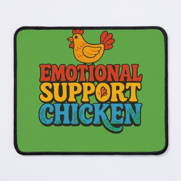 Item preview, Emotional Support Chicken designed and sold by FrictionMaxxing.