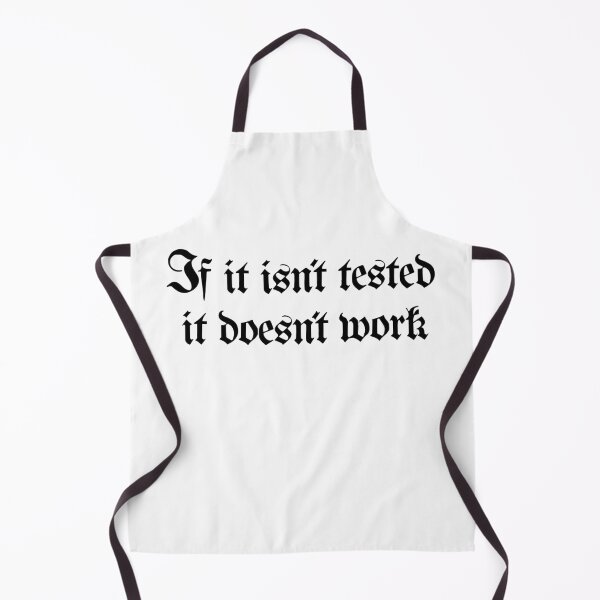 Item preview, If it isn't tested it doesn't work (black text) designed and sold by empty set.
