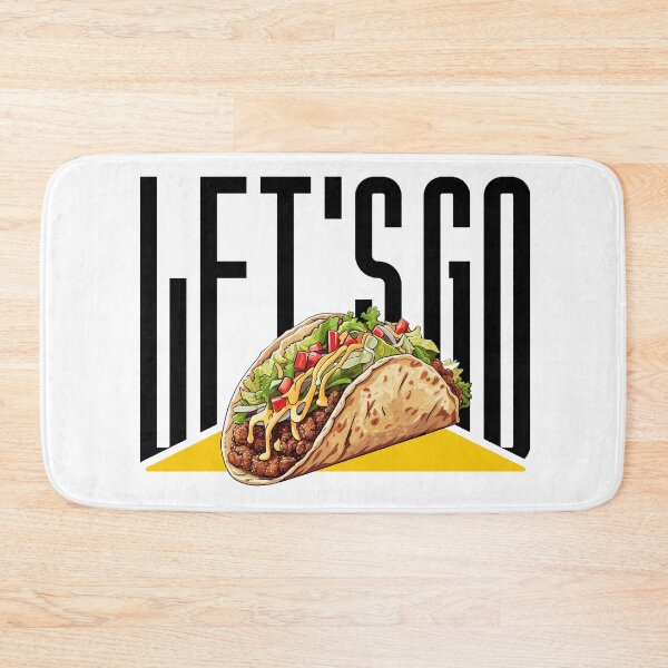 Artikelvorschau, Taco - Let's Go Taco - Realistische Taco-Kunst entworfen und verkauft von YONKO STORE.