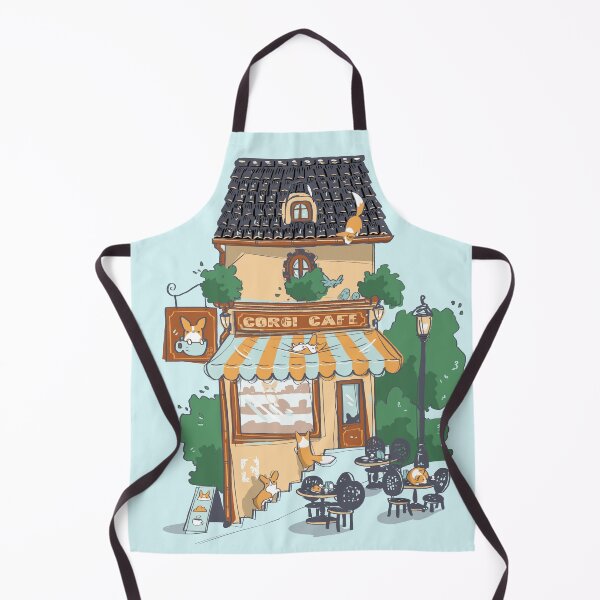 Item preview, Corgi Cafe designed and sold by panda-lab.