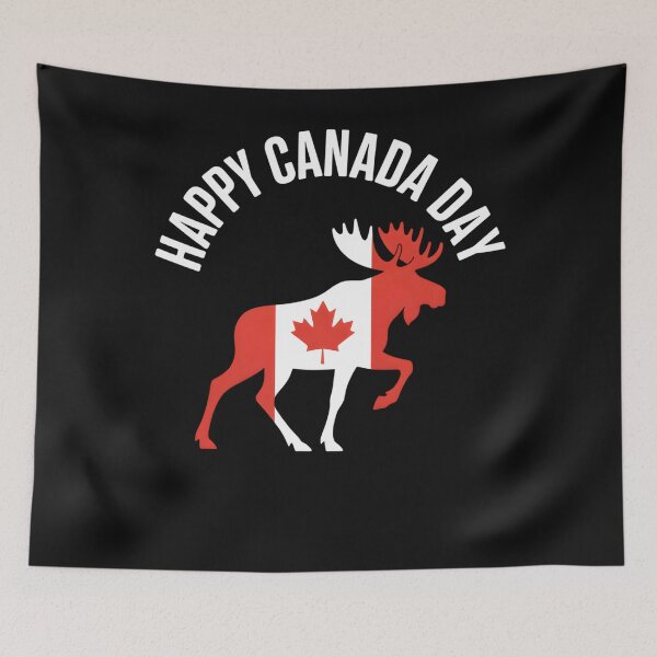 Item preview, Happy Canada Day Maple Leaf Moose Women Men Kids designed and sold by clothesy7.