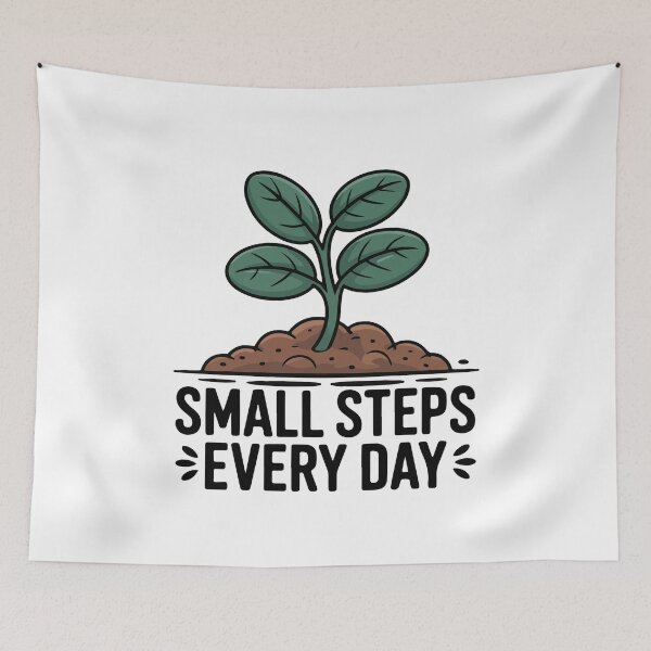 Item preview, Small Steps Every Day designed and sold by OB-Store.