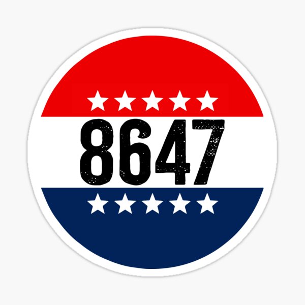 Artikel-Vorschau von 8647 Subtiler Anti-Trump, designt und verkauft von PixVib.