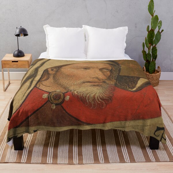 Item preview, Vintage medieval painting of a Prophet designed and sold by Vintage Designs +.