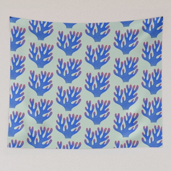 Item preview, A Fun Blue Coral designed and sold by Yulia Saraswati.