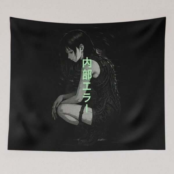 Item preview, Internal Error – Glitched Anime Core designed and sold by Hirvipelto.