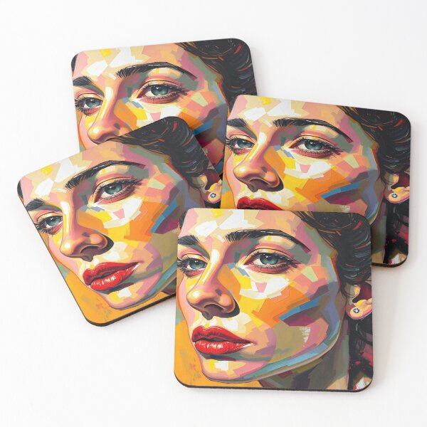 Item preview, Epic imperfection – Flawed beauty in abstract faces, where distortion becomes artistic expression designed and sold by FotoworldEdel.