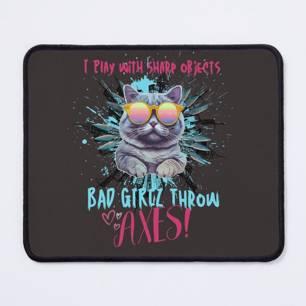 Item preview, I throw sharp objects - Axe Knife Hatchet Throwing T-Shirt Gifts designed and sold by Bad Girlz Axe.