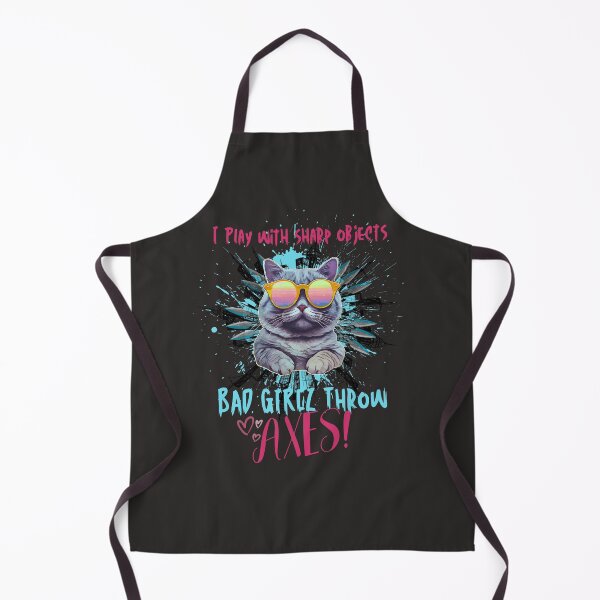 Item preview, I throw sharp objects - Axe Knife Hatchet Throwing T-Shirt Gifts designed and sold by Bad Girlz Axe.
