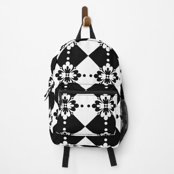Item preview, Regal Black and White Larger Print Alternating Floral Style designed and sold by Here's To Endless Possibilities.