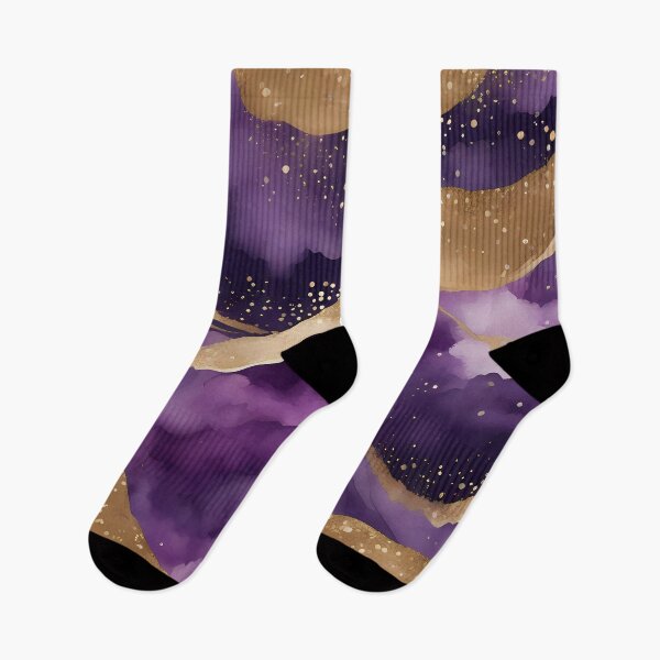 Item preview, Purple Golden Space Waves designed and sold by CalmnessbyChoice.
