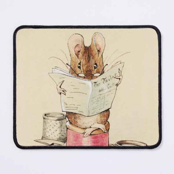 Item preview, Mouse Reading vintage classic Beatrix Potter artwork designed and sold by Vintage Designs +.